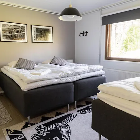 Lodge Haistila Retreat With Elegant Views & Sauna Near Rovaniemi